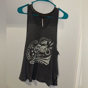 Cute motorcycle tank top!